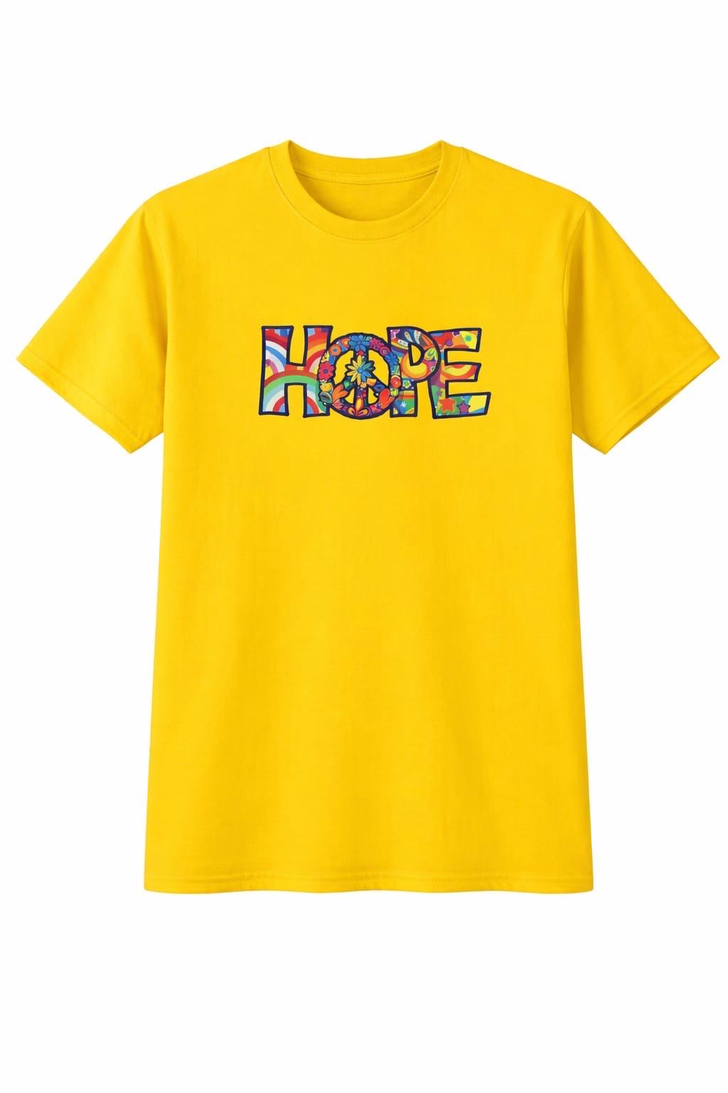 CAMISETA AMARILLA HOPE