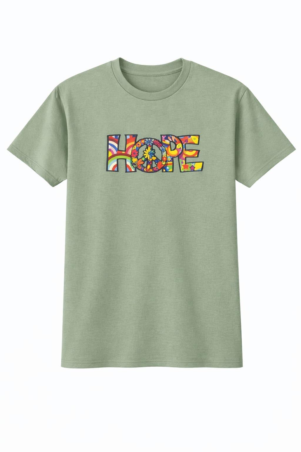 CAMISETA VERDE HOPE
